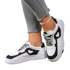 Damen Modische Sneaker mit Herz-Applikation R&B