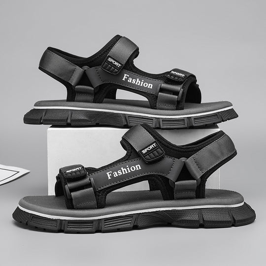 Damen Sportliche Outdoor-Sandalen mit regulierbarem Klettverschluss und rutschfester Sohle R&B