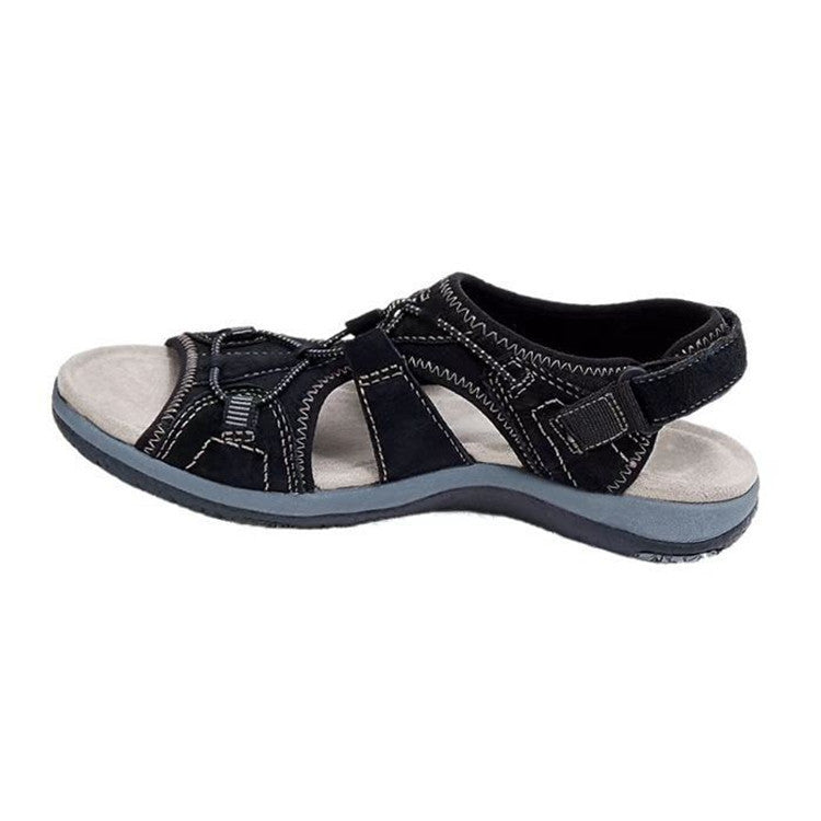Damen Sandalen mit verstellbarem Riemendesign und bequemer Sohle R&B