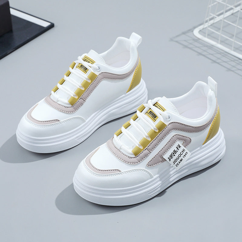 Damen sportive Sneakers mit modischem Design und dämpfender Sohle R&B