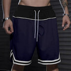 Herren Sportliche Badeshorts mit verstellbarem Tunnelzug und atmungsaktivem Gewe