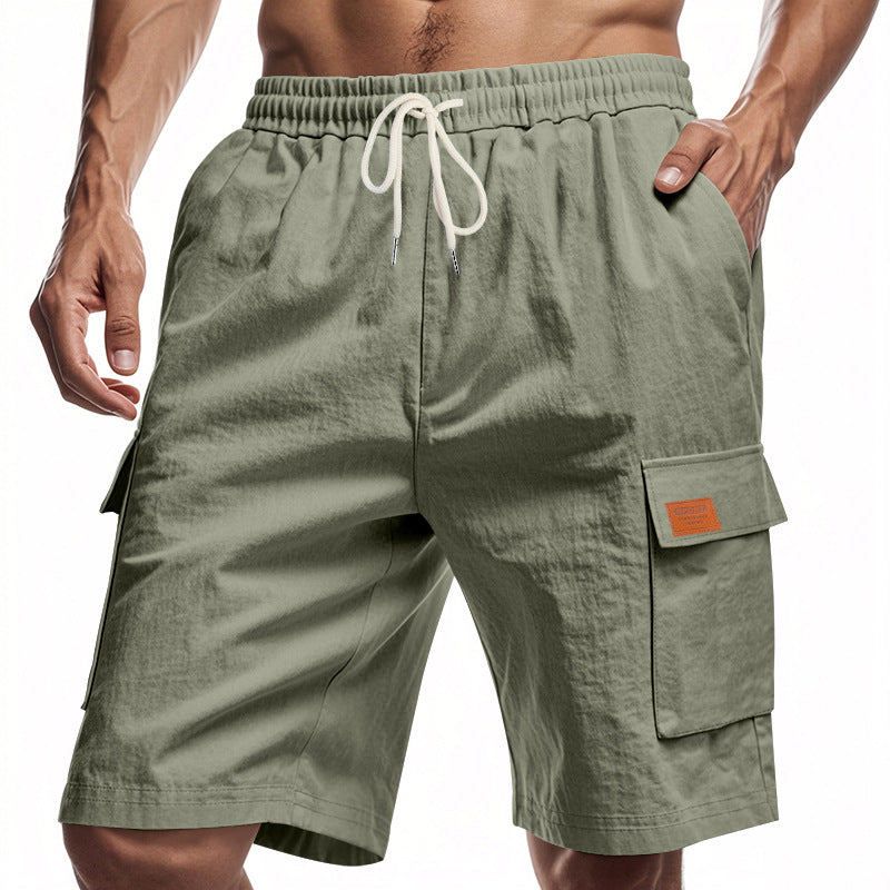Herren Cargo-Shorts mit vielseitigen Taschen und elastischem Bund R&B