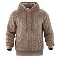 Damen Kuscheliger Fleece-Hoodie mit Strukturmuster R&B