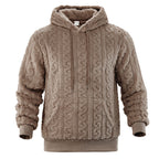 Damen Kuscheliger Fleece-Hoodie mit Strukturmuster R&B