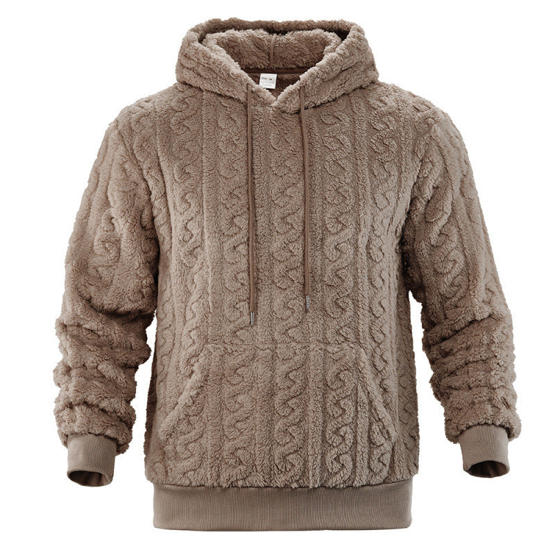 Damen Kuscheliger Fleece-Hoodie mit Strukturmuster R&B