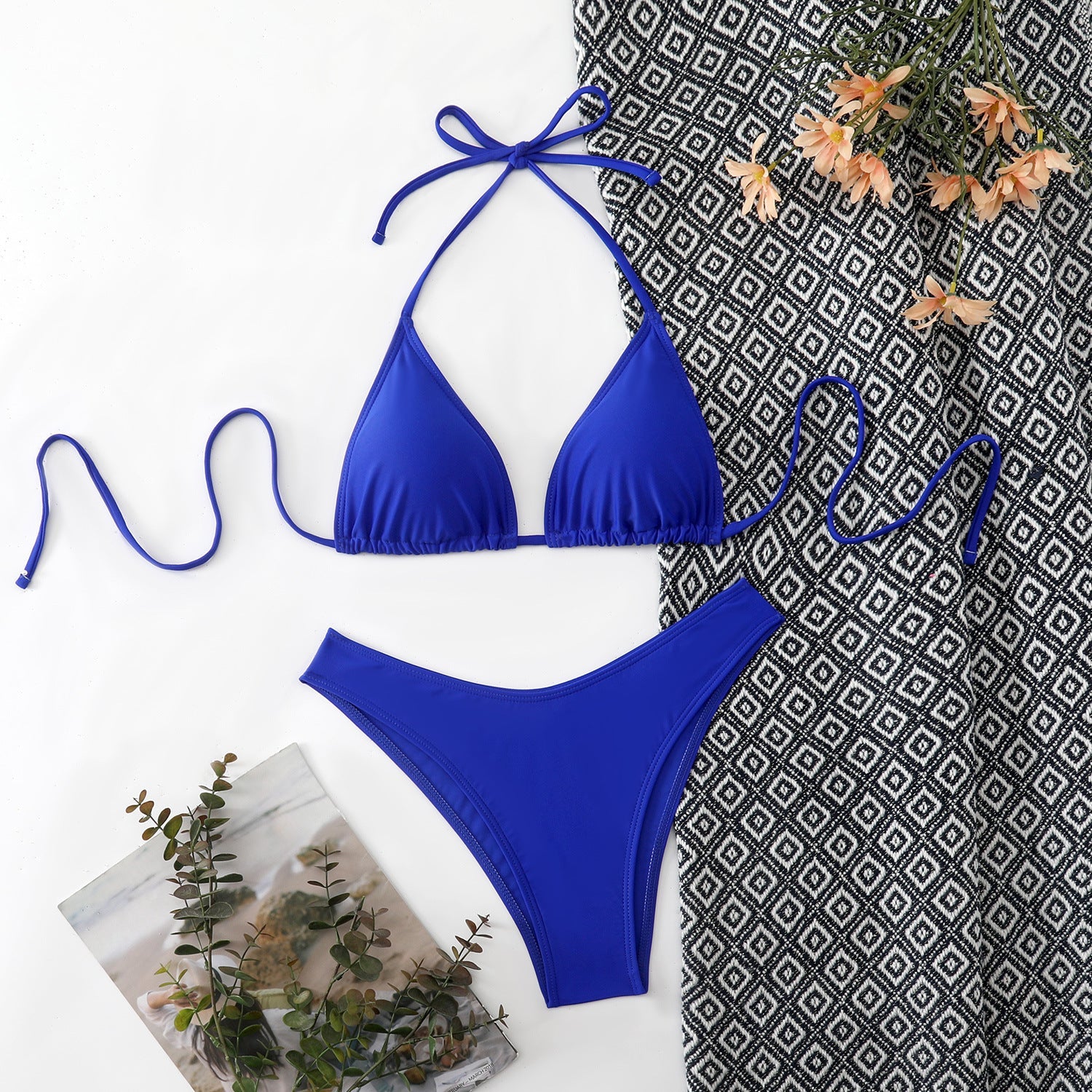 Damen Triangel-Bikini mit verstellbaren BindR&Bändern R&B