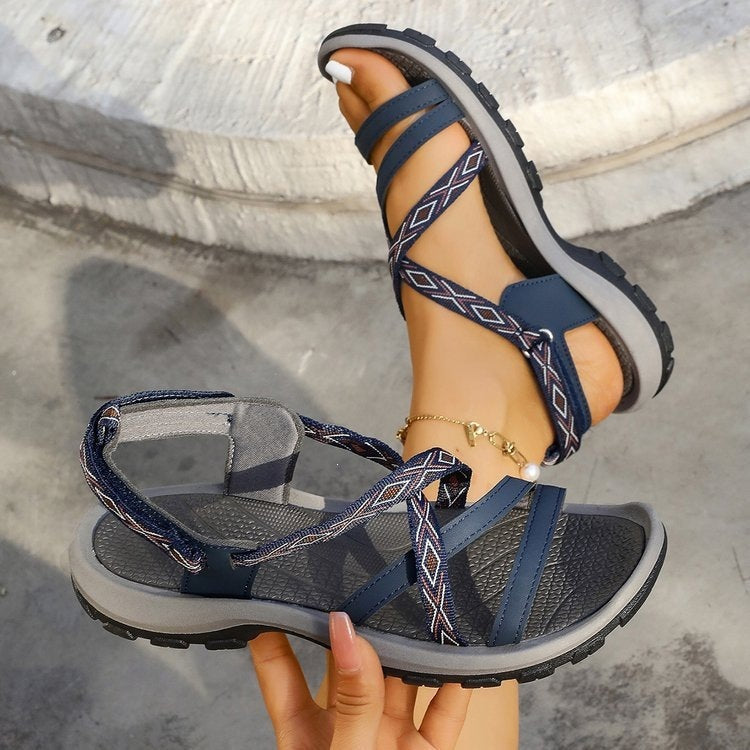 Damen Sportliche Sandalen mit ergonomischem Riemendesign und rutschfester Sohle R&B