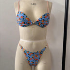 Damen Bikini mit verspieltem Obstmotiv R&B