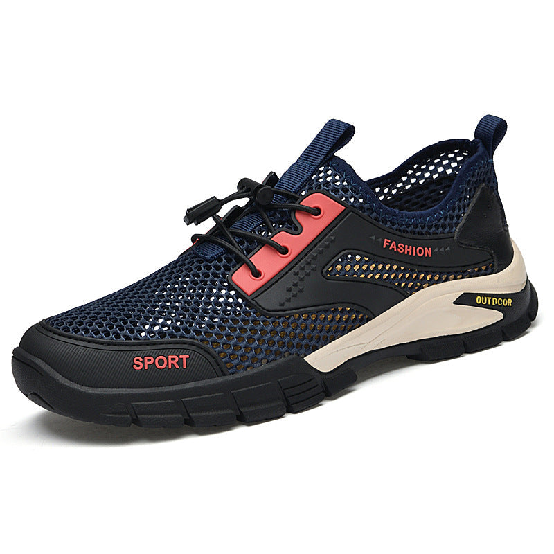 Damen Atmungsaktive Sportliche Sneaker mit Schnellverschluss R&B