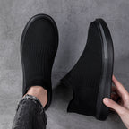 Damen bequeme Slip-On Sneakers mit atmungsaktivem Obermaterial