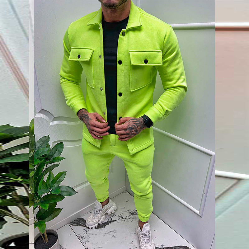 Herren Freizeit-Anzug mit praktischem Schnitt und Taschen R&B