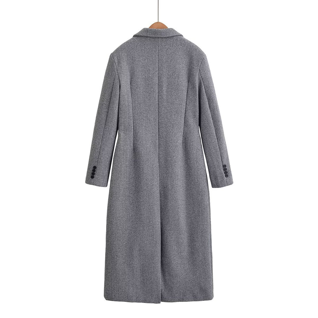 Damen eleganter Bouclé-Mantel R&B