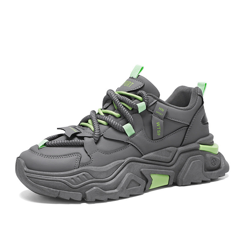 Damen Chunky Sneakers mit rutschfester Sohle und atmungsaktiver Mesh-Oberfläche