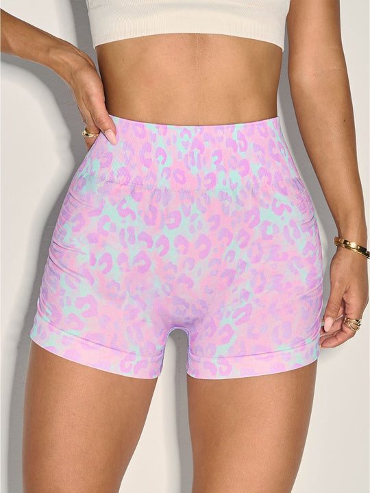 Damen Sportliche High-Waist Shorts R&B