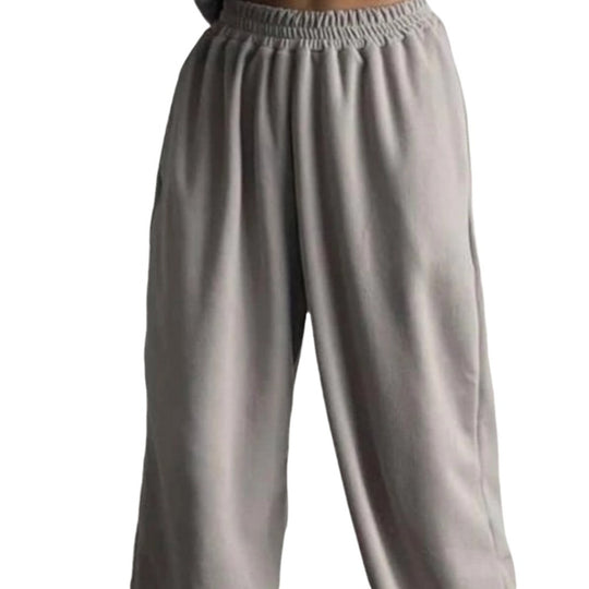 Damen lässiges Fleece-Set mit hohem Stehkragen und enganliegendem Bund R&B