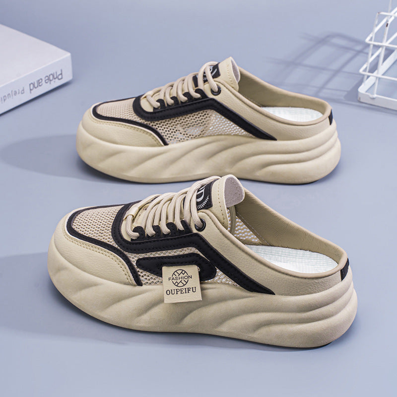 Damen Sneakers mit atmungsaktiver Netzstruktur und dämpfender Sohle R&B