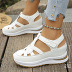 Damen Wedge-Sandalen mit verstellbarem Riemendesign und anatomischem Fußbett R&B