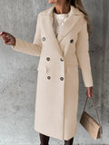 Damen Eleganter doppelt-gesetzter Trenchcoat R&B
