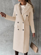 Damen Eleganter doppelt-gesetzter Trenchcoat R&B