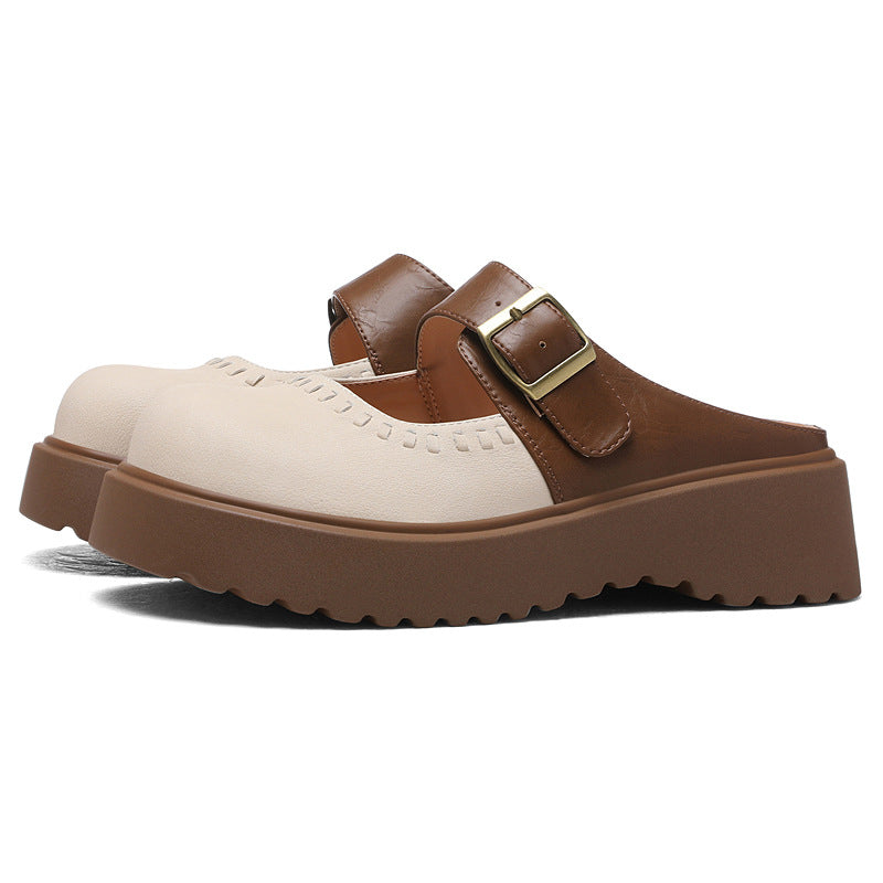 Damen Elegante und komfortable Mokkassins mit verstellbarem Riemen R&B