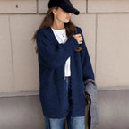 Damen Grobstrick-Cardigan mit einzigartigen Strukturmustern und praktischen Taschen R&B