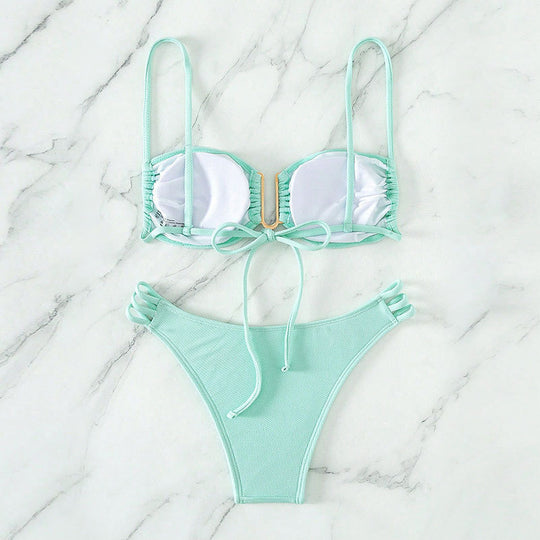 Damen Bikiniset mit elegantem dehnbarem Design und raffinierten Details R&B