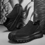 Damen Slip-On Sportsneaker mit dämpfender Sohle und atmungsaktivem Obermaterial R&B