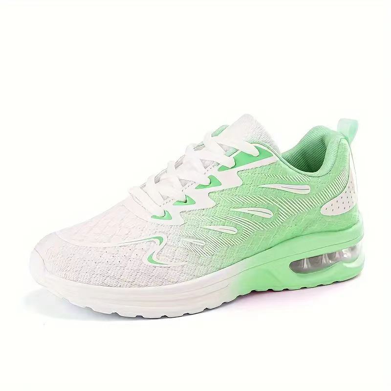 Damen nan leistungsorientierter Fitnesssneaker mit sichtbarer Luftdämpfung und nahtlosem Strickobermaterial R&B