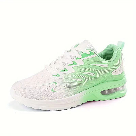 Damen nan leistungsorientierter Fitnesssneaker mit sichtbarer Luftdämpfung und nahtlosem Strickobermaterial R&B