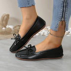 Damen Mokassins mit elegantem Schleifenakzent und weicher Sohle R&B