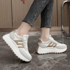 Damen High-Top Sneakers mit sportlichem Profil und rutschfester Sohle R&B