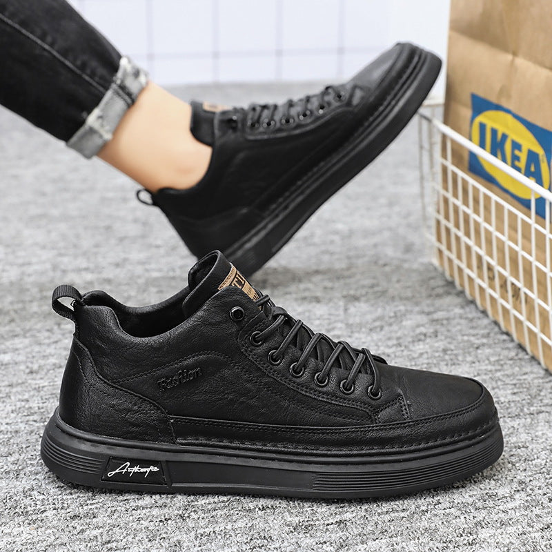 Damen lässige High-Top Sneakers mit modischer Oberflächenstruktur R&B