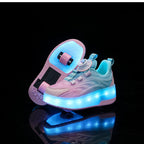 Damen Leuchtende Sport-Sneaker mit bequemer Passform und atmungsaktivem Obermaterial R&B