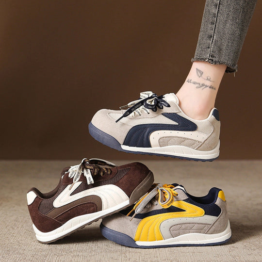 Damen Sneakers mit weichem Wildleder und innovativer Schnürtechnologie R&B