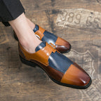 Herren Elegante Mokassins mit modischem Doppel-Monks-Design R&B