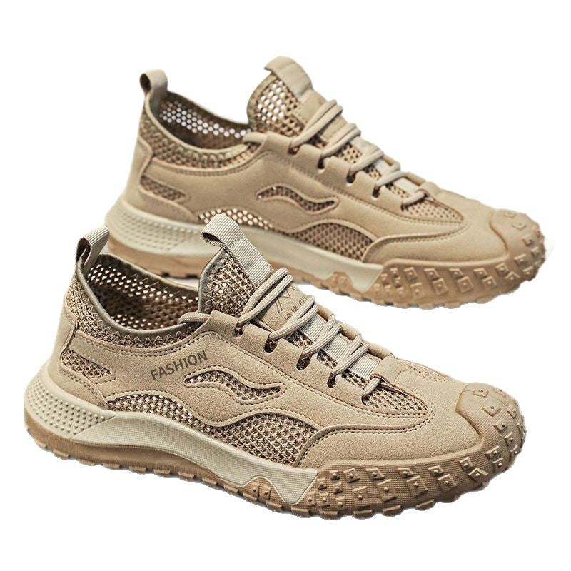 Damen Sportliche Outdoor-Sneaker mit rutschfester Sohle und atmungsaktiver Oberflächenstruktur R&B