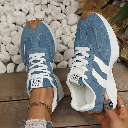 Damen Sportliche Retro-Sneaker mit rutschfester Sohle R&B