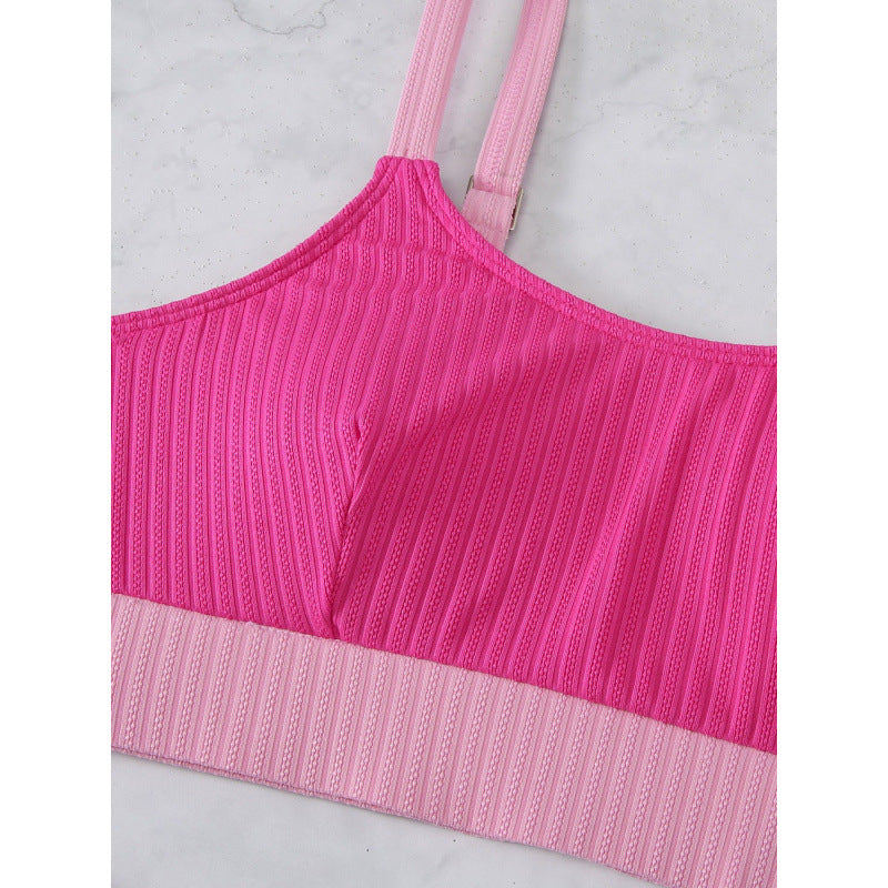 Damen Sport-Bikini-Set mit elegantem Design und verstellbaren Trägern R&B