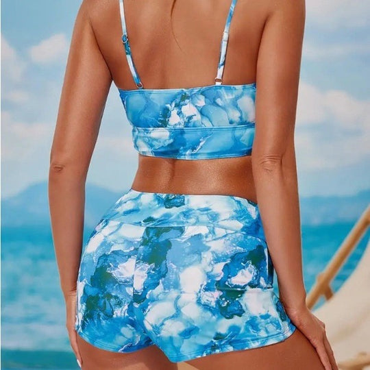 Damen Bikini-Set mit verstellbarem Oberteil und komfortabler Short R&B
