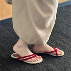 Damen Zehentrenner-Sandalen mit stylishen Riemchen und komfortabler Fußbettgestaltung
