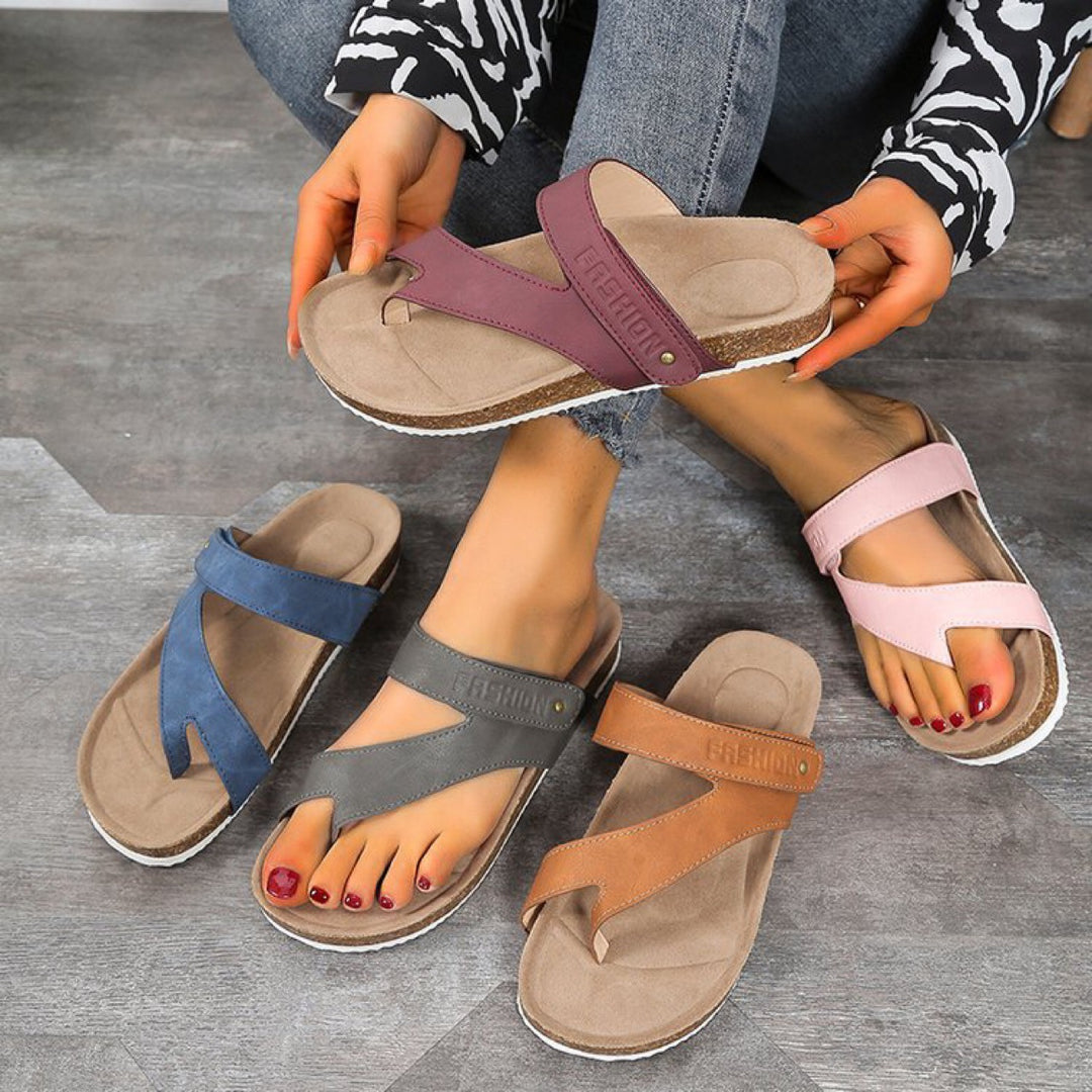Damen Flip-Flops mit ergonomischem Fußbett R&B