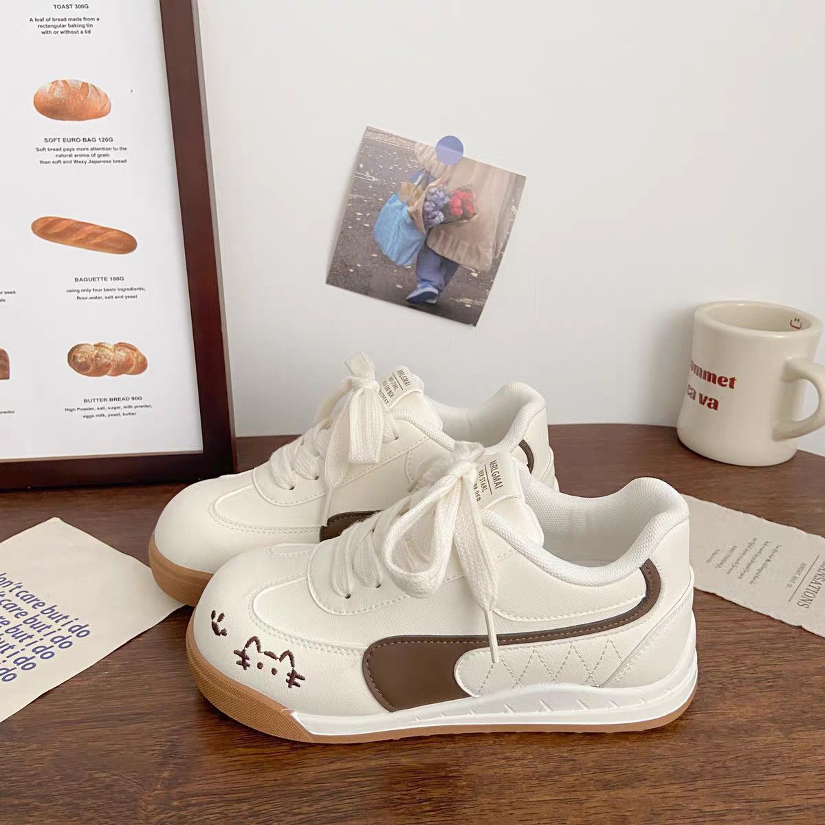 Damen Komfortable Freizeit-Sneaker mit verspielten Tiermotiven