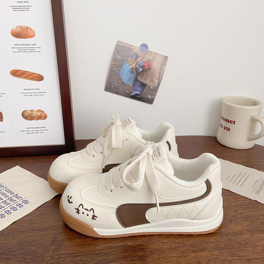 Damen Komfortable Freizeit-Sneaker mit verspielten Tiermotiven R&B