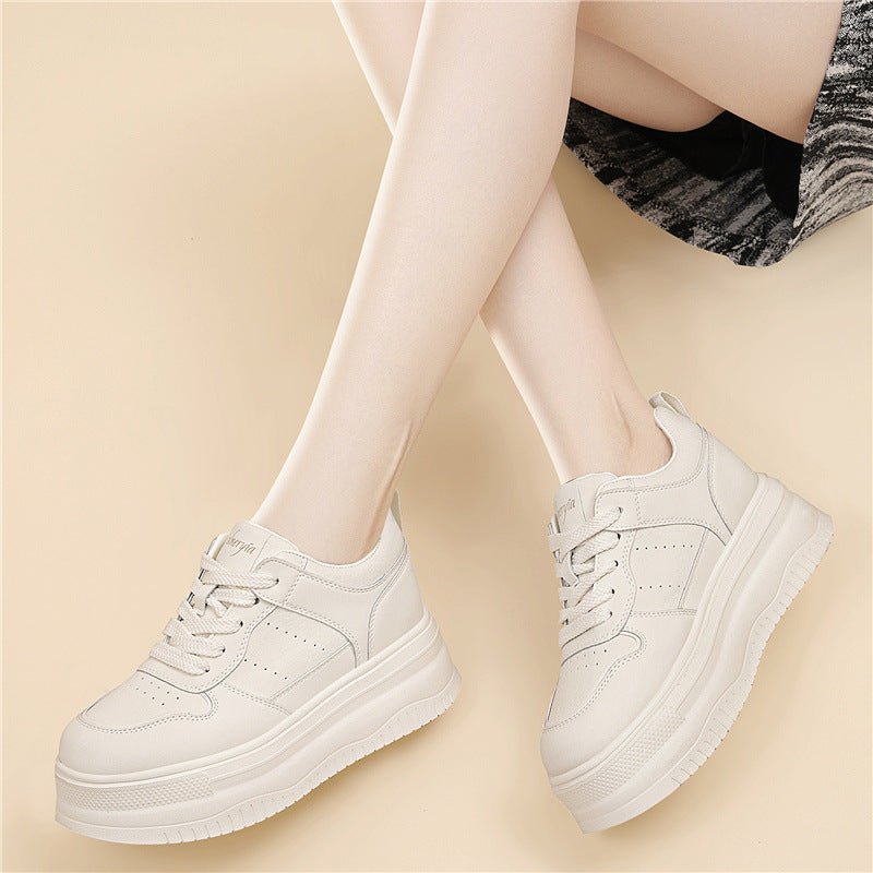 Damen Modische und komfortable Plateau-Sneaker mit dämpfender Sohle R&B