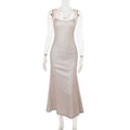 Damen Glitzerndes Maxikleid mit glamourösem Schnitt R&B