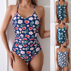Damen Floral getäuschter Einteiler Badeanzug R&B