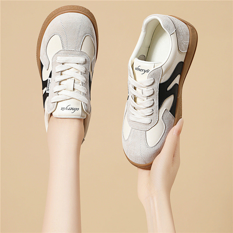 Damen Sportliche Freizeitsneaker mit strapazierfähigem Obermaterial und rutschfester Gummisohle R&B