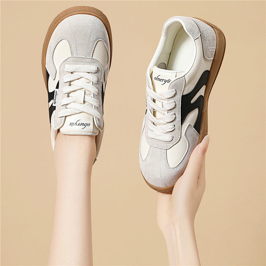 Damen Sportliche Freizeitsneaker mit strapazierfähigem Obermaterial und rutschfester Gummisohle R&B