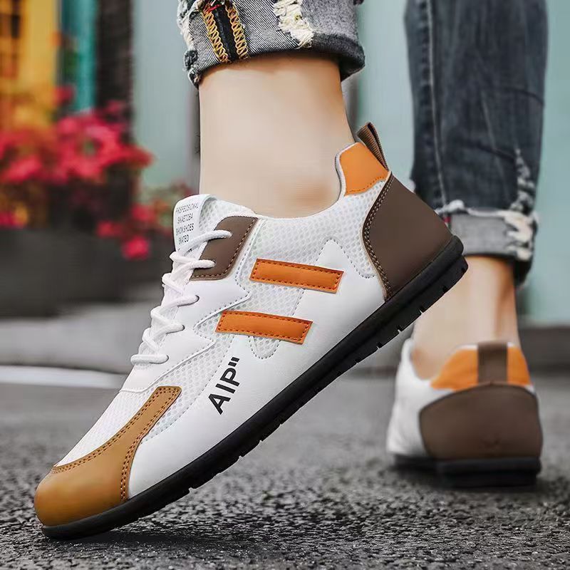 Damen sportliche Sneakers mit atmungsaktivem Mesh-Obermaterial und dämpfender Sohle