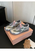 Damen Sportliche Sneakers mit atmungsaktiver Mesh-Oberfläche und rutschfester Laufsohle R&B